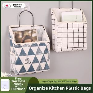 KUWUBIANJING | Large Capacity Multi-Function Kitchen Garbage Bag Storage Organizer