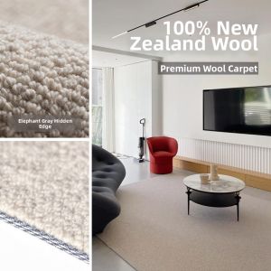 KENZAKI | Luxury Thick Pure New Zealand Wool Carpet Customizable