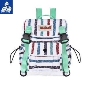 Mini Doughnut Double Shoulder Bag Crossbody Handbag Camera Bag for Men And Women Sweet College Style Soft Nylon Material