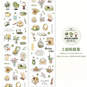 2m/Roll Cartoon Pet Theme Washi Tape Cute Sticker Decorative Adhesive Tape for DIY Scrapbooking Handmade Collage Stationery