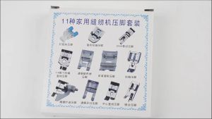 11Pcs/set Presser Feet Kit Household Sewing Machine Parts Presser Foot Sew Accessories High Speed Sewing Machine