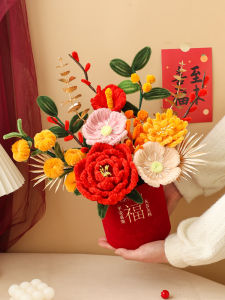 ของขวัญ DIY ดอกไม้แฮนด์เมด ช่อดอกไม้ กล่องของขวัญ ของขวัญสำหรับญาติพี่น้อง เรียกคืนบ้านใหม่ วัสดุ ของเล่น งานแต่งงาน ของขวัญ