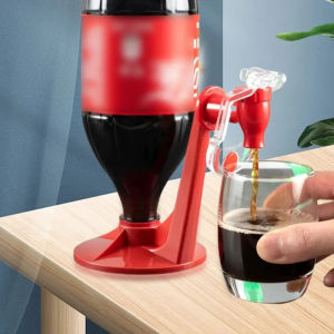 Inverted Soda Dispenser Hand Pressure Drink Dispenser Upside Down Drinking Fountains Touchless Carbonated Beverage Dispenser
