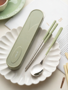 onlycook | Student Portable 304 Stainless Steel Childrens Utensil Set
