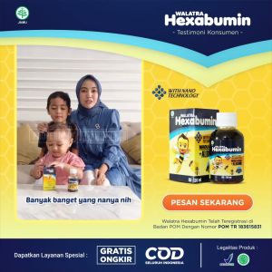 Obat Sesak Nafas Anak Batuk Kronis Asma Bronkitis Mengi Sakit Dada Infeksi Paru Pneumonia Flek Paru Paru. Radang Paru Walatra Hexabumin Original