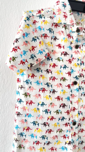 small elephant design boys shirt-Readystock in SG-Boys cotton shirt
