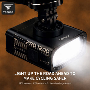 TOSUOD | 1100 Bike Light Cut-off Line Beam Bicycle Light For Road MTB Bicycle Nighttime Cycling 1200 Lumens 4000mAh