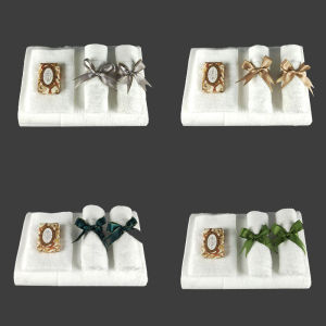 Khăn Mặt Vuông Nhỏ Khăn Tắm Khăn Choàng Lụa Mẫu Phòng Trống Trang Trí Phòng Tắm Phụ Kiện Phòng Tắm Vật Dụng Nhà Bếp Thiết Kế Độc Lập