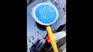 Bộ Dụng Cụ Rửa Xe Hơi Bàn Chải Xoay Tự Động Kèm 10m Ống Nước Bạn Chải Mềm Không Làm Xước Xe