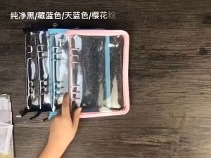 【COD&Local】Korean A5 Transparent Binder zipper 6-Rings Loose-leaf Notebook Sleeves Journal Photo Album Kpop Collection