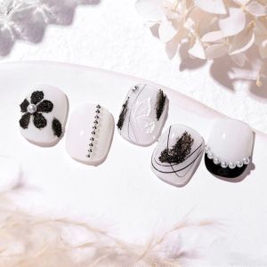 Gel xi măng 2 màu trắng đen - Gel thạch trang trí móng