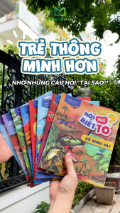 Sách: Combo Hỏi Nhỏ Biết To - Giúp Trẻ Thỏa Sức Khám Phá Tri Thức Diệu Kỳ (8 Cuốn)