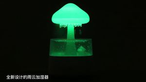 SG Local Stocks Cloud Rain Humidifier Colourful Light Raindrop Humidifier Essential Oil Diffuser with 7 Changing Colors Lights雨滴香薰加湿器