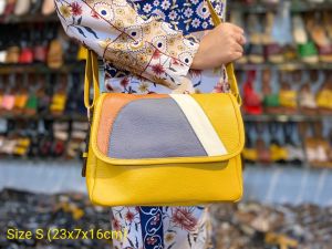 Promo Tas kulit selempang fashion wanita asli Garut 161 size S (cod) bisa request warna via chat saja