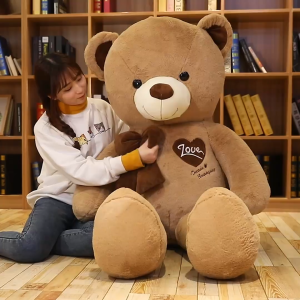 PlayPark Teddy Bear Stuffed Toy Safe and Skin-friendly Human Size Big Stuffed Toy Kids / Girlfriend Gift