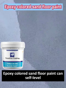5-in-1 Glossy Epoxy Flake Coating Epoxy Floor Paint Cat Lantai Simen Wear Resistant Anti Slip For tile WarehouseGarage