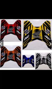 HONDA DIO FIBER MATTING WITH UNIVERSAL LONG SLIDER SET / SET DIO FIBER FOOTBOARD MATTING WITH LONG SLIDER