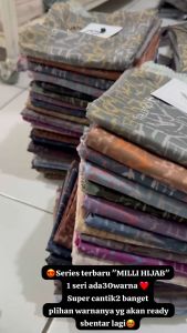 Journey Scarves Jilbab MILI SERIES Terbaru Promo JP Exslusive Akhir tahun 2024