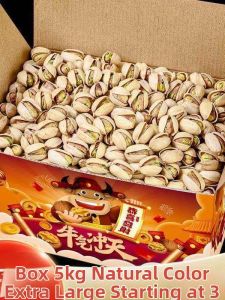 Large Natural Unbleached Roasted Salted Pistachios Pregnant Friendly Snacks