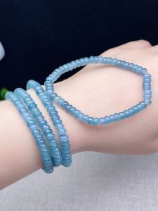 Vòng Tay Hạt Ngọc Bích a Hàng Thật Cao Cấp Hạt Phẳng Kiểu Dáng Đơn Giản Vòng Tay Ngọc Bích Guatemalan Dành Cho Giới Trẻ