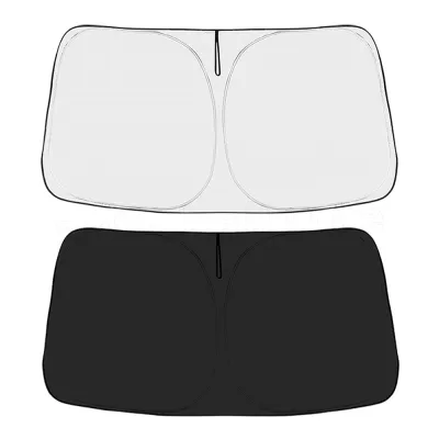 สําหรับ Hyundai Ioniq 5 2022-2025 กระจกรถยนต์บังแดดหน้าต่างด้านหน้า Sun Shade Visor อุปกรณ์ตกแต่งภายในรถยนต์ UV ป้องกัน