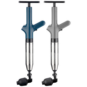 【Mojoyce】 Stainless Steel Electric Toilet and Sink Drain Cleaner Plunger for Fast Clog Removal Heavy Duty Tool