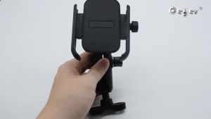 Ceyes Motorcycle Phone Holder Cellphone Holder for Motowolf V3 360 Degree Rotation Aluminum Alloy Motorcycle Phone Holder V3 Cp Holder