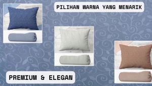1 SET Sarung bantal/guling bahan katun motif minimalis terbaru LP