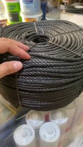 Tali Tambang Kecil 6mm 7mm 8mm HTBM Plastik PP PE Harga Per 10 Meter Untuk Gantungan Dekorasi DIY Ikat Barang Jaring Pancingan Terpal Dll