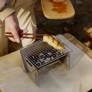 Bếp Nướng Than Hoa Gấp Gọn Nướng BBQ Du lịch dã ngoại