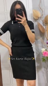 Ami Collection - Setelan Atasan Crop & Rok 2IN1 / Setelan Wanita / Setelan Atasan & Rok