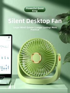 Desktop Mini Fan USB Charging Ultra Quiet Kitchen Bathroom Wall Mounted Circulation Fan 3046 Silent Home Use Fan