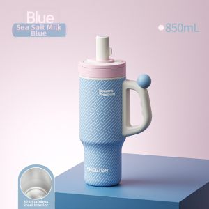 CHICU TOM | Straw Insulated Large Capacity Chilled Water Bottle