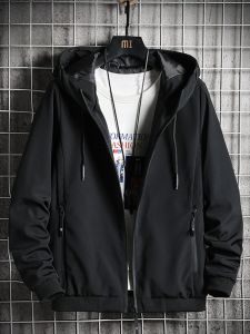 ROMON | Loose Mens Jacket Romon Spring Autumn New Style Casual Hooded Outdoor Windproof Workwear Fashionable Urban Fashion