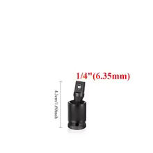Universal Joint Socket 360° Swivel U-Knuckle Wobble Socket Adapter Extension for Electric Impact Wrench 1/2" 3/8" 1/4" Sizes