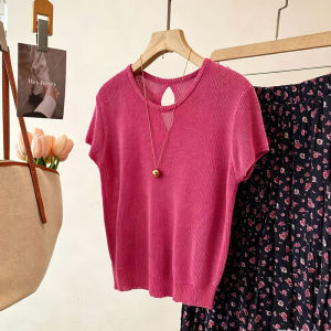 SHEHAN | Lace Design Breathable Thin Short Sleeve T-Shirt