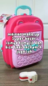 Mainan Anak Perempuan Dandan Make Up Tas Sekolah / School Bag Cute Dresser Make Up Kidu Toys