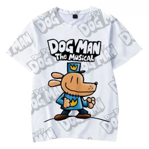 2025 Child Boys T-shirts Cartoon anime dog man Summer Short Sleeve Boy Clothes T Shirt Tops Tee Childrens clothing 3-14 years