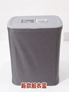 ProudNada Toys ตะกร้าผ้า มินิมอล แยก 2 ช่องพร้อมฝาปิด 50L/90L (มีหลายแบบให้เลือก) DIRTY CLOTHES BASKET NO.70498-9