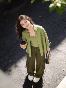 YINGKETUO | Casual Sun-protection Stylish Workwear Style Three-piece Set