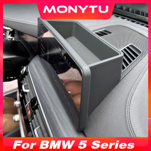 Cho BMW X5 G05 X6 G06 BMW X7 2019-2022 phụ kiện trung tâm bảng điều khiển chuyển hướng màn hình phía sau hộp lưu trữ khay sửa đổi nội thất tổ chức sản phẩm xe hơi