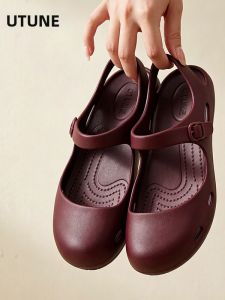 Wine Red Beach Sandals for Water Sports
