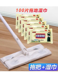 Dust Removal Floor Cleaning Wet Wipes 100 Sheets