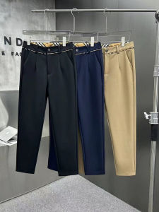 High Waist Slimming Womens Pants Autumn Winter Tailored Trousers Elegant Drapey Cuffed Fitting 2025 New Style Pencil Pants