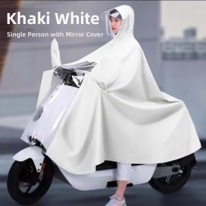 Double Layer Waterproof Thickening Electric Vehicle Raincoat