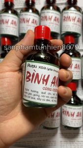 Chính Hãng - (Combo 5 chai) Dầu xoa bóp rượu xoa bóp Bình An gia truyền cho người lớn tuổi chai 30ml