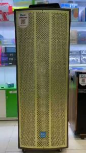 Loa di động Bluetooth chính hãng AZPROAZ-D215Loa đôi 2 bass 40-3 đường tiếng công suất khủngtặng 2 mic sét tần số