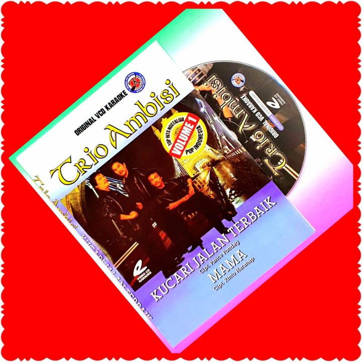KASET ORIGINAL VCD KARAOKE TRIO AMBISILAGU TRIO AMBISILAGU LAGU TRIO