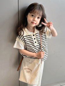 Trendy Childrens Crossbody Bag Princess Canvas Single Shoulder Coin Purse for Girls Baby Fashionable Kids Backpack