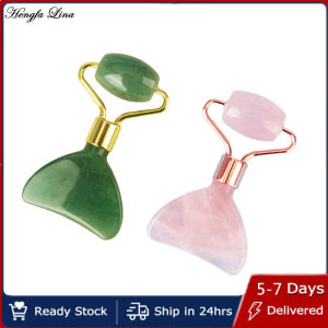 Hengfa Lina Double-Head Multi-purpose Massage Stick Roller Jade Face Health Care Firming Skin Reducing Wrinkles Scraping Relaxing Tendons